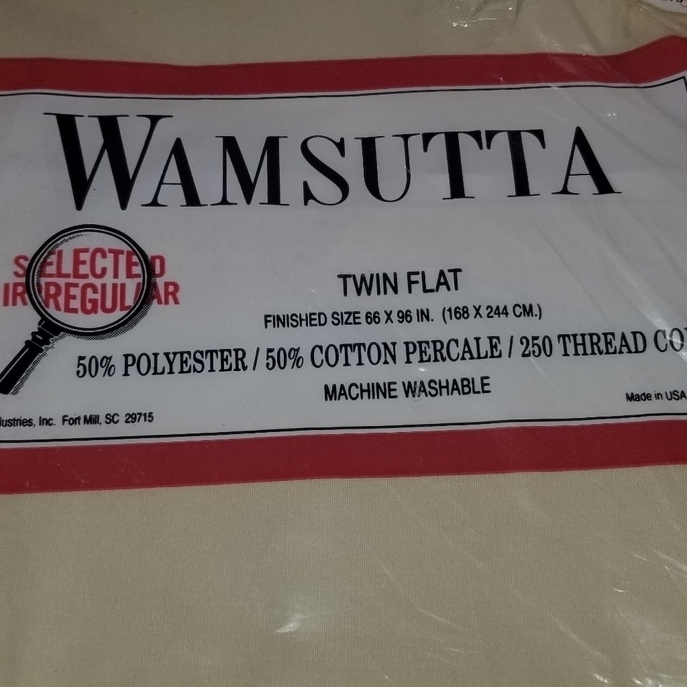 Wamsutta twin flat